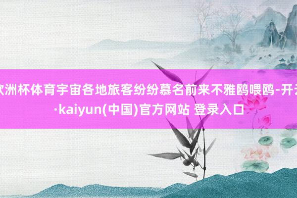 欧洲杯体育宇宙各地旅客纷纷慕名前来不雅鸥喂鸥-开云·kaiyun(中国)官方网站 登录入口