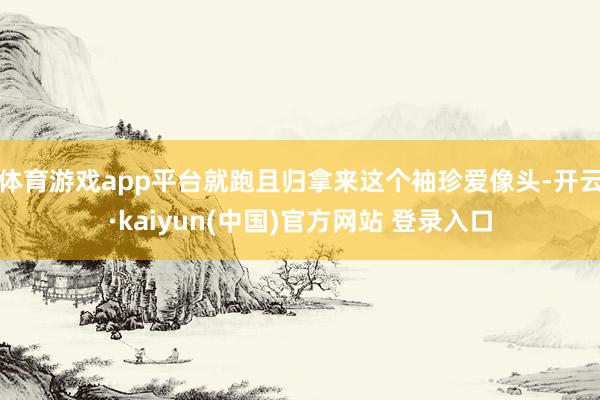 体育游戏app平台就跑且归拿来这个袖珍爱像头-开云·kaiyun(中国)官方网站 登录入口