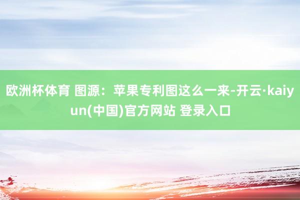欧洲杯体育 图源：苹果专利图这么一来-开云·kaiyun(中国)官方网站 登录入口